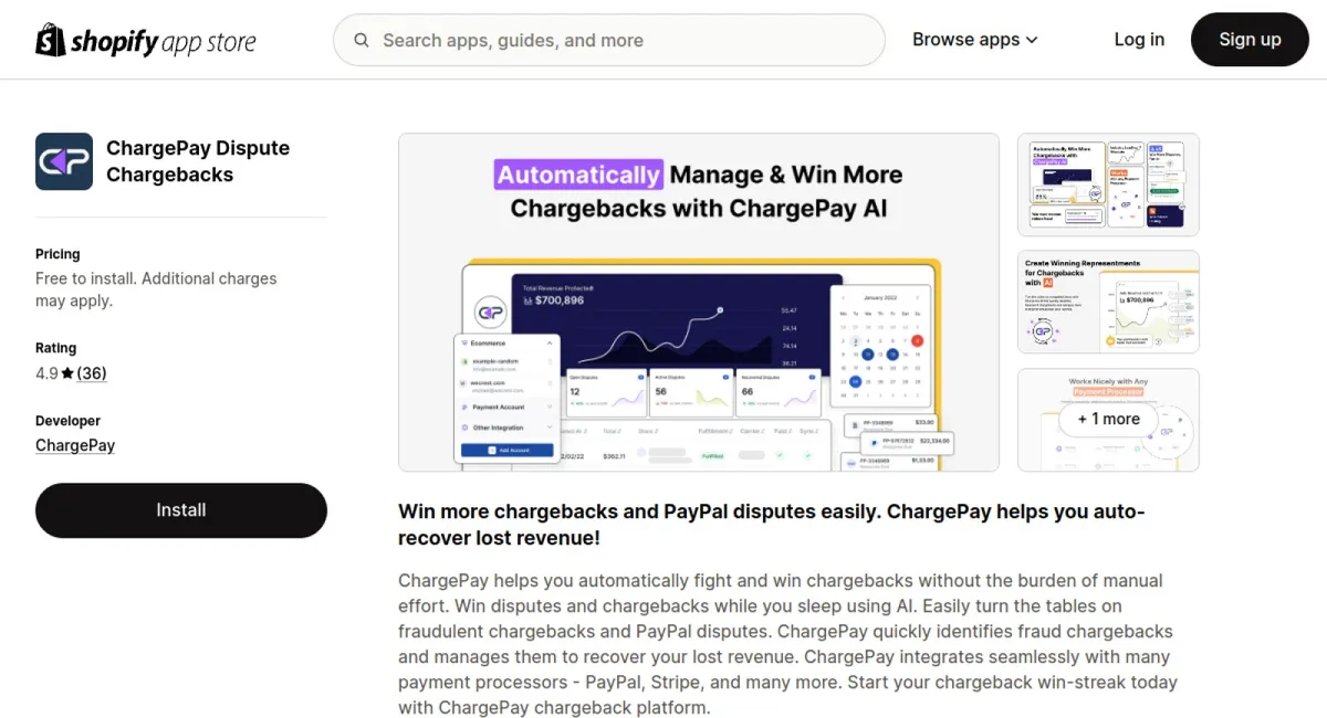 ChargePay Dispute Chargebacks cover