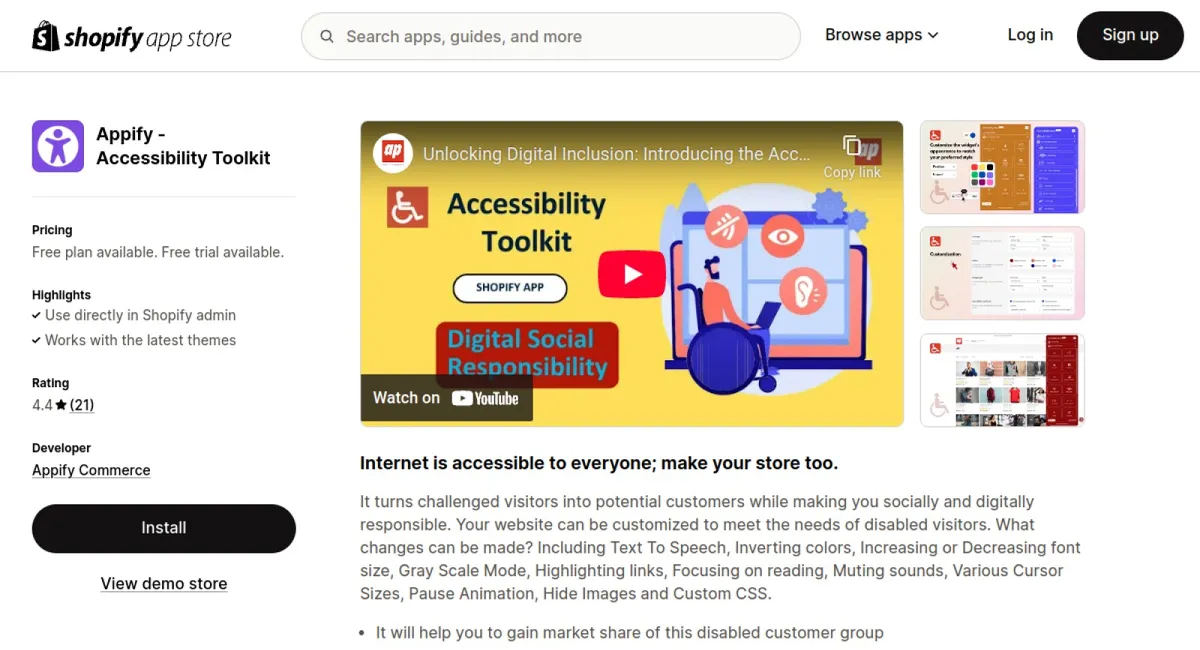 Appify ‑ Accessibility Toolkit cover