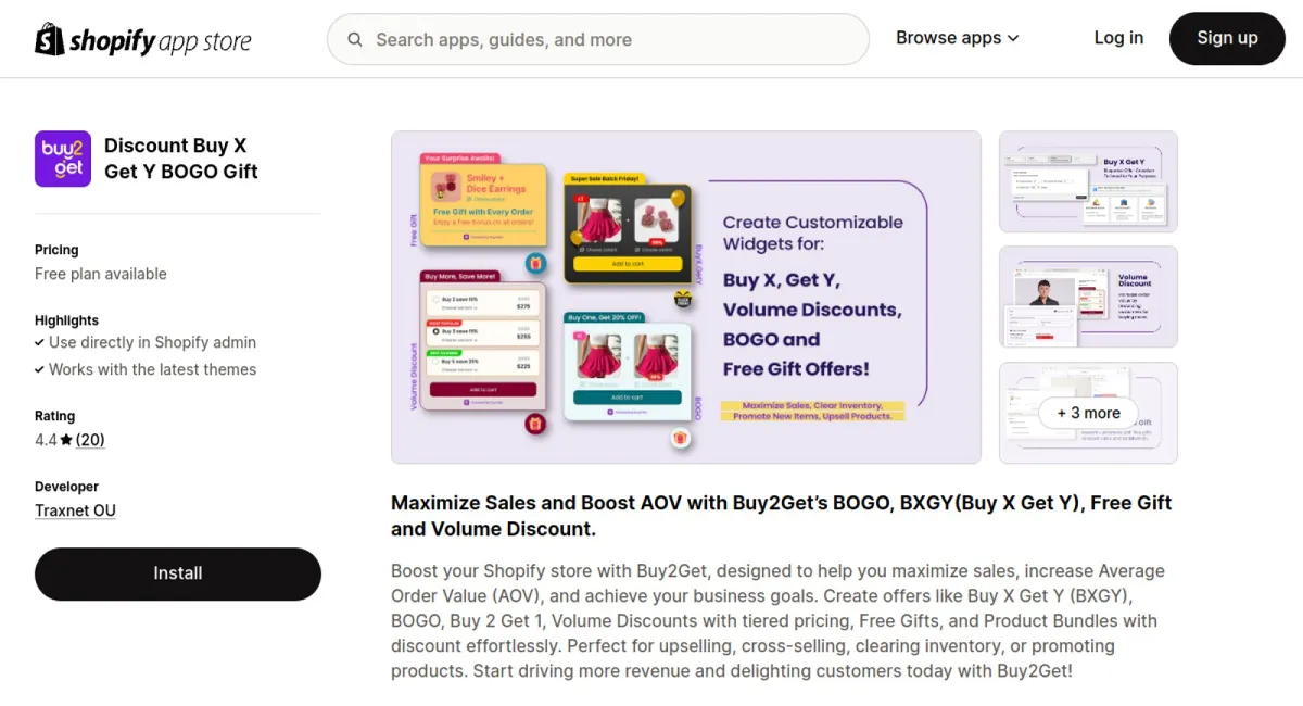 Discount Buy X Get Y BOGO Gift cover