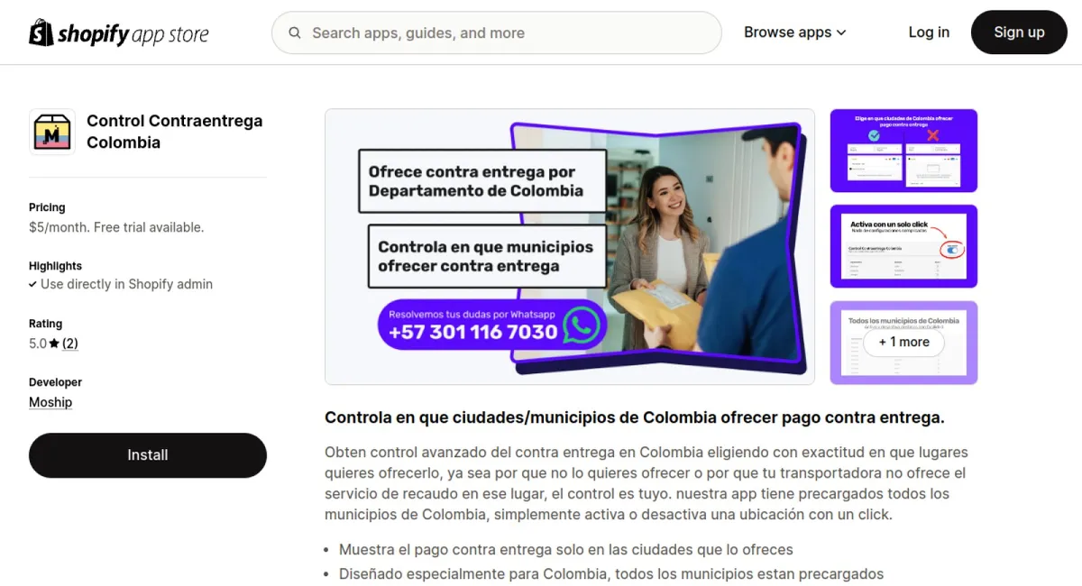 Control Contraentrega Colombia cover