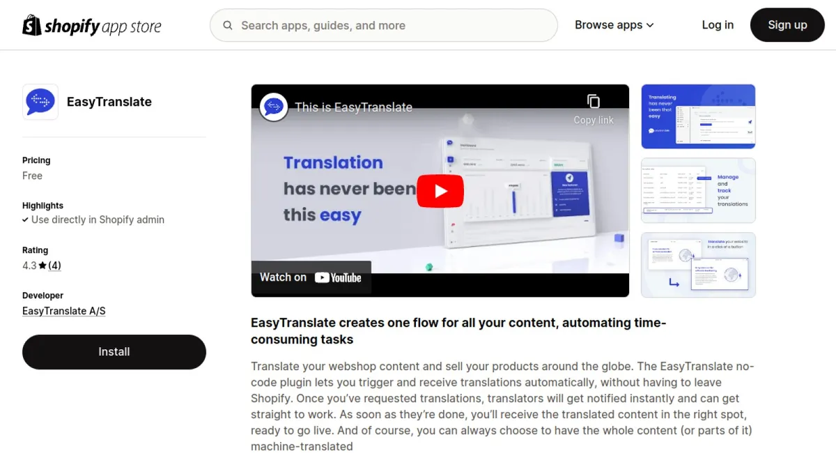 EasyTranslate cover