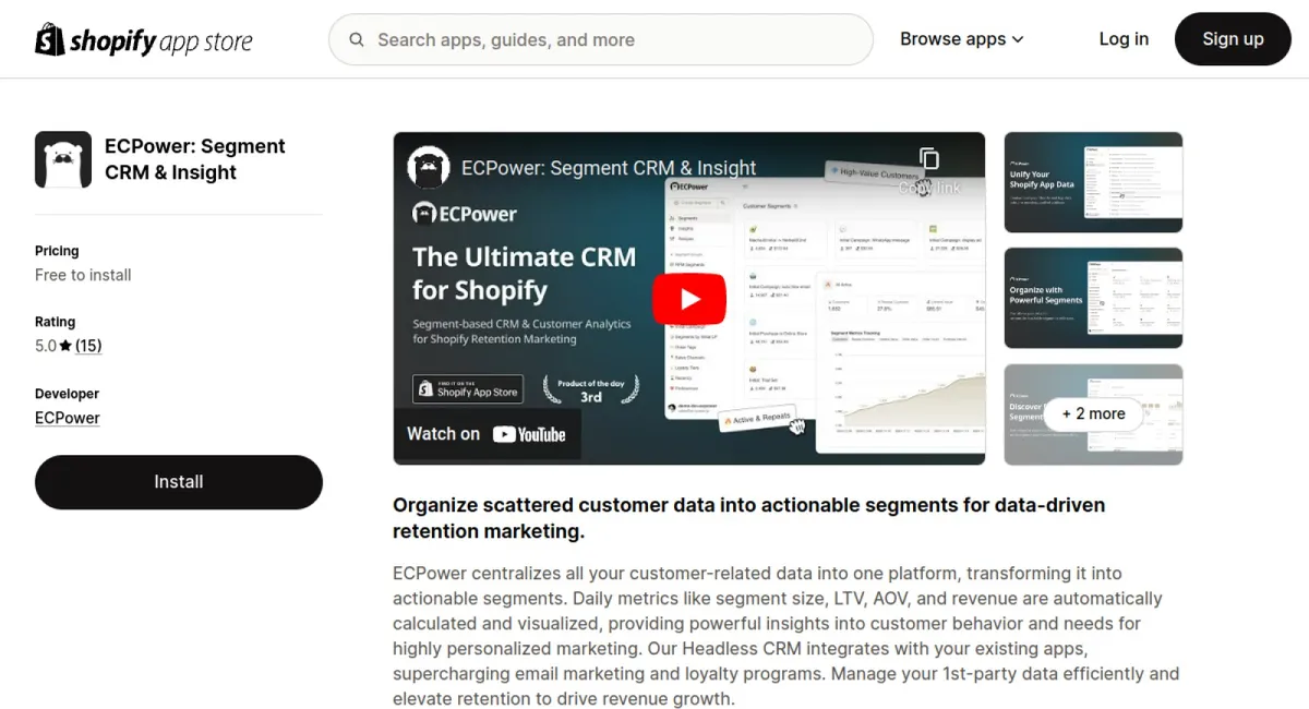 ECPower Segment CRM &amp; Insights cover