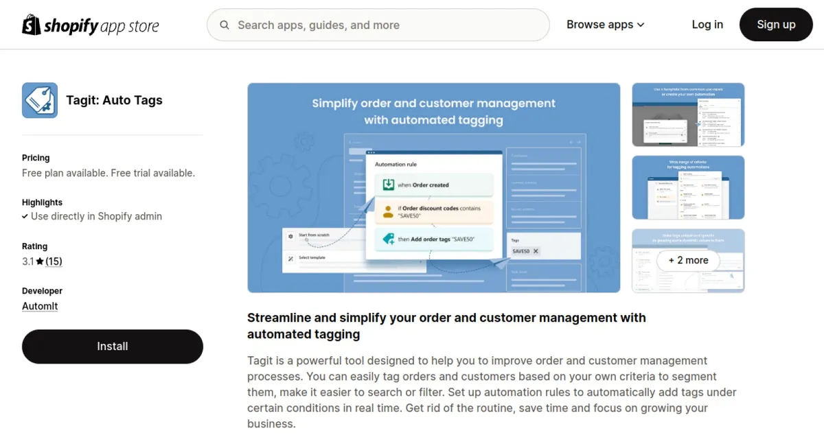Tagit: Auto Tags cover
