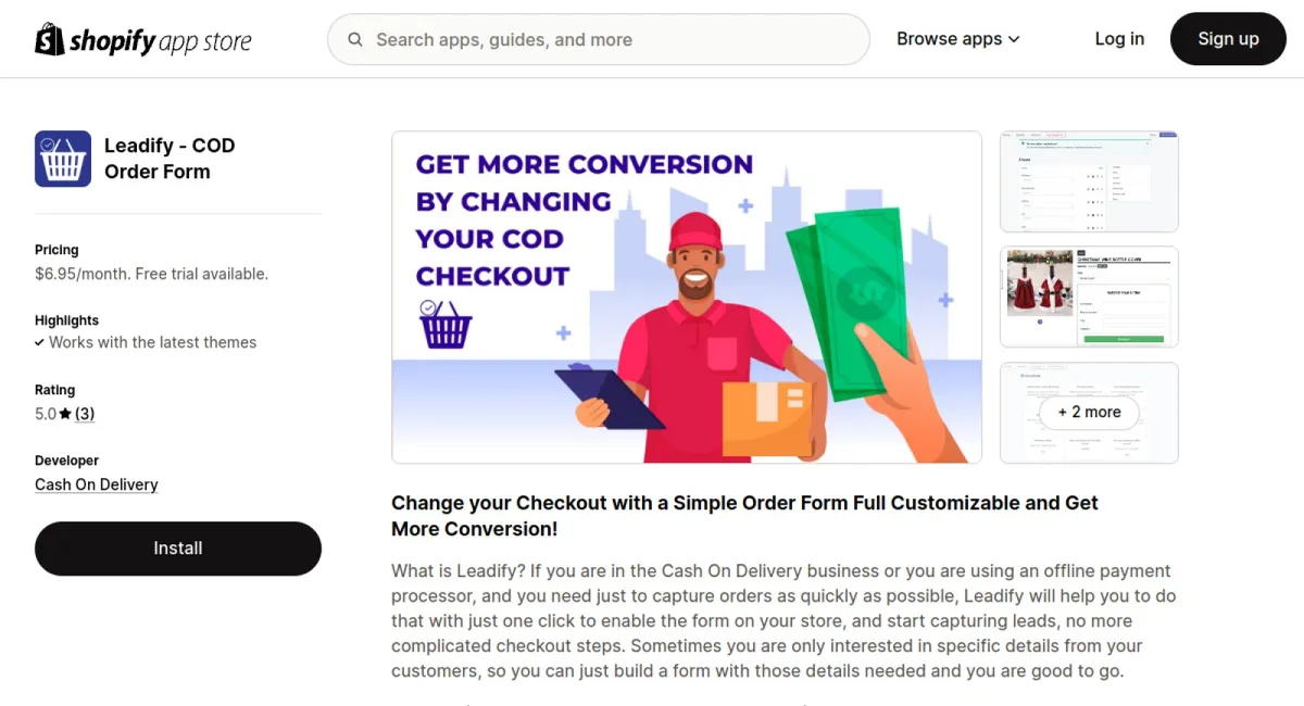 Leadify ‑ COD Order Form cover