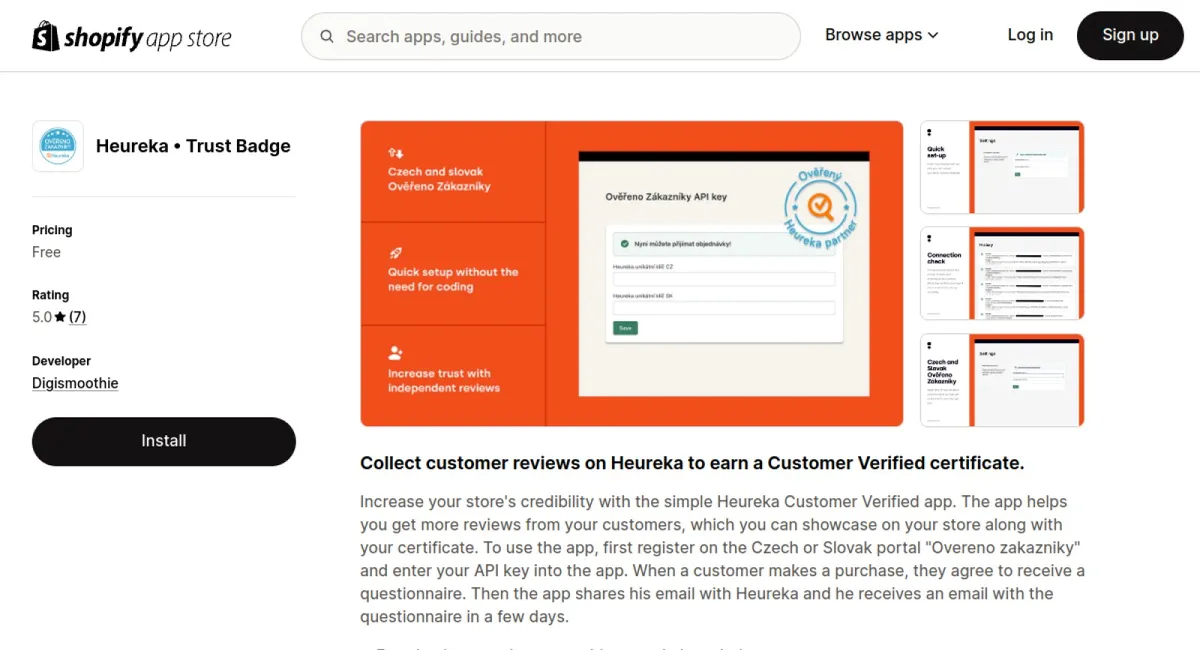 Heureka • Trust Badge cover