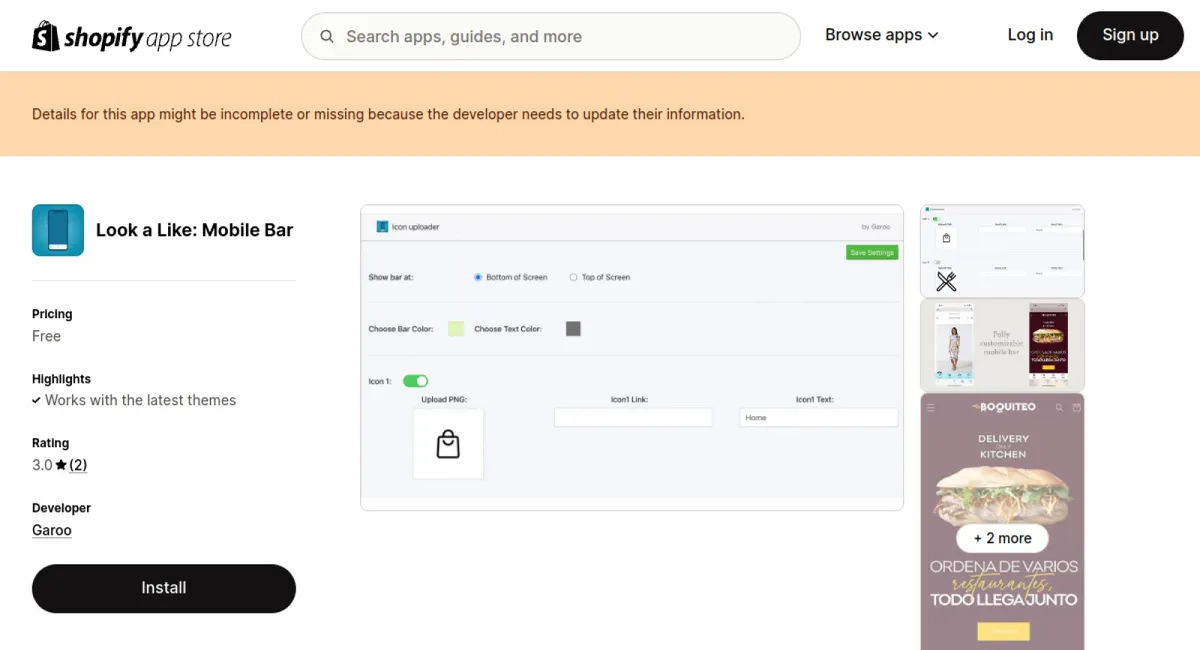 Look a Like: Mobile Bar cover