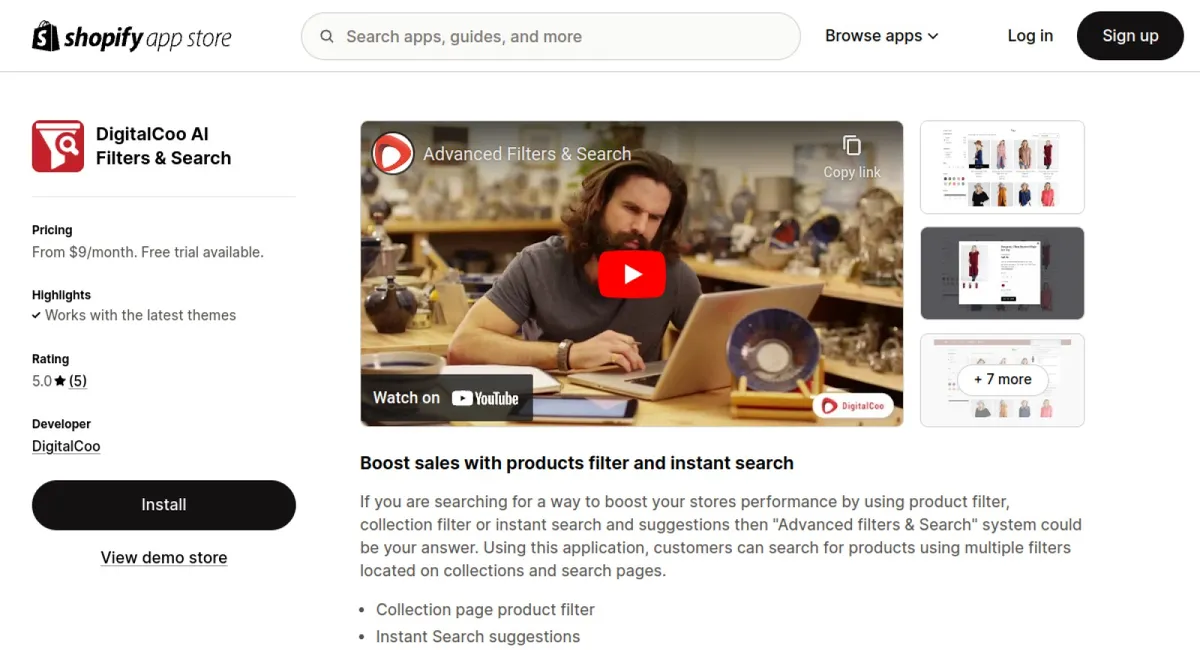 DigitalCoo AI Filters &amp; Search cover