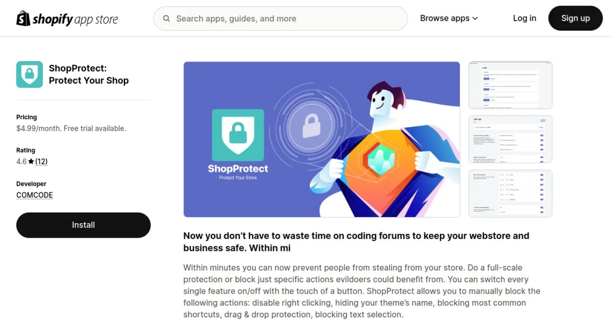 ShopProtect: Protect Your Shop cover