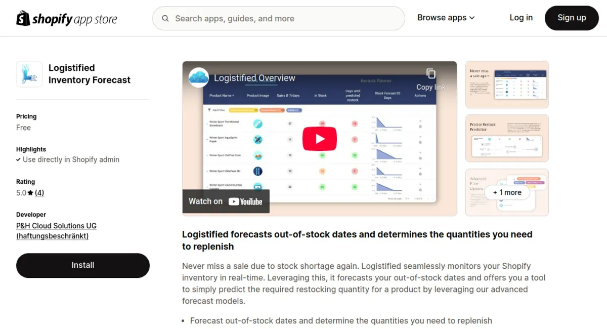 Logistified Inventory Planning cover