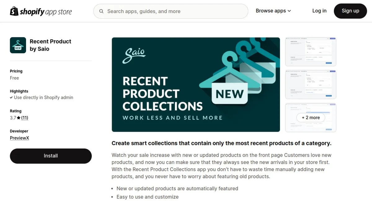 Recent Product by Saio cover