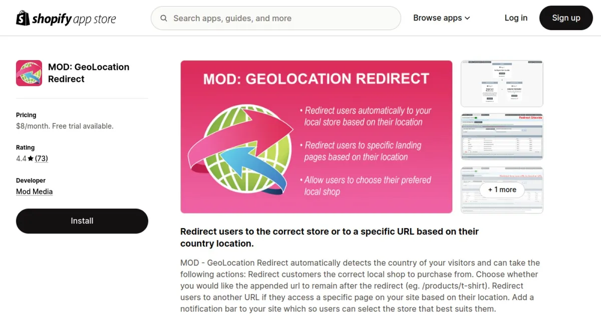 MOD: GeoLocation Redirect cover