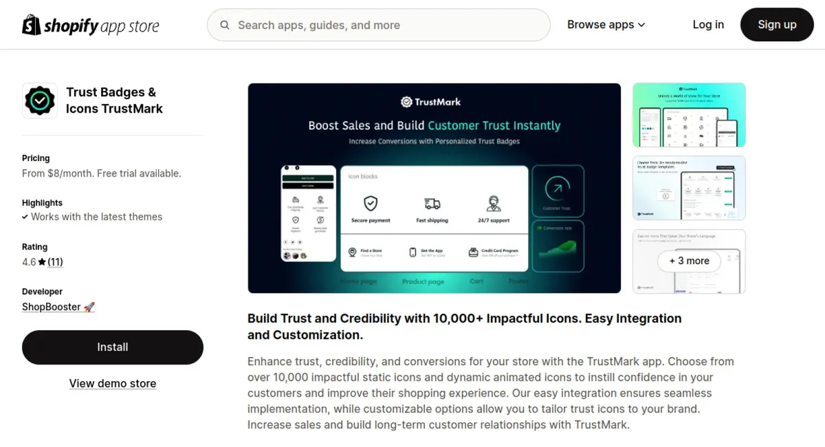 Trust Badges &amp; Icons TrustMark cover