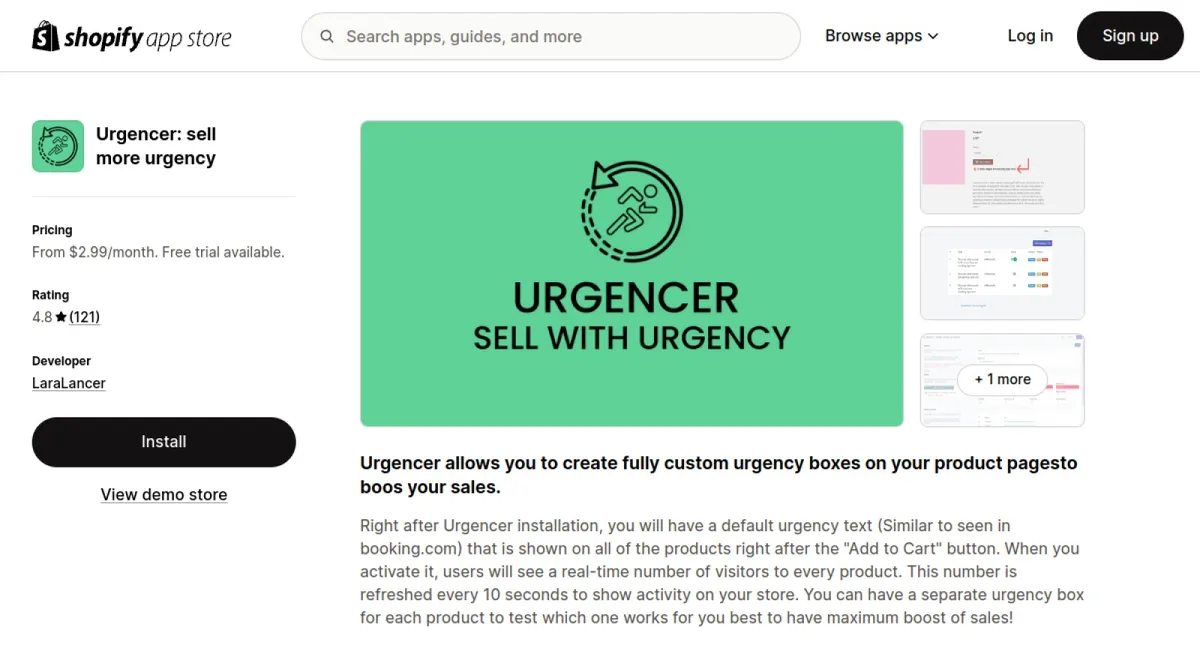 Urgencer: sell more urgency cover