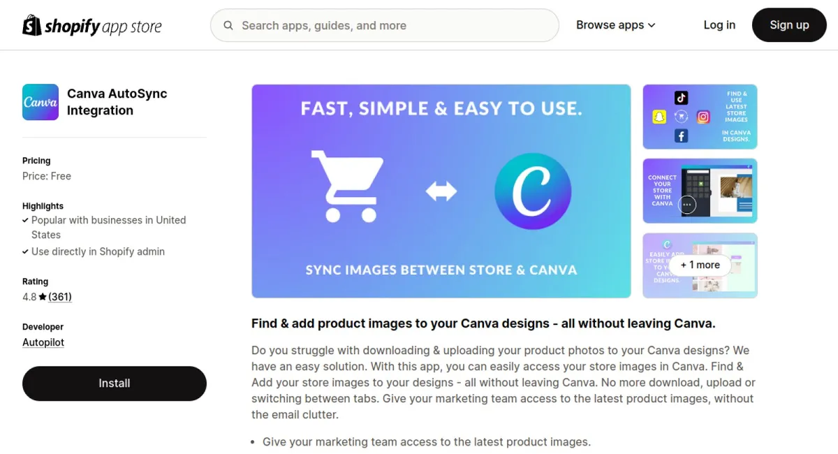 AutoSync Canva Integration cover