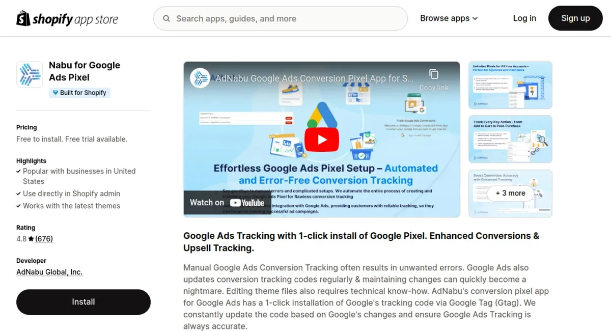 Nabu Tracking for Google Ads cover