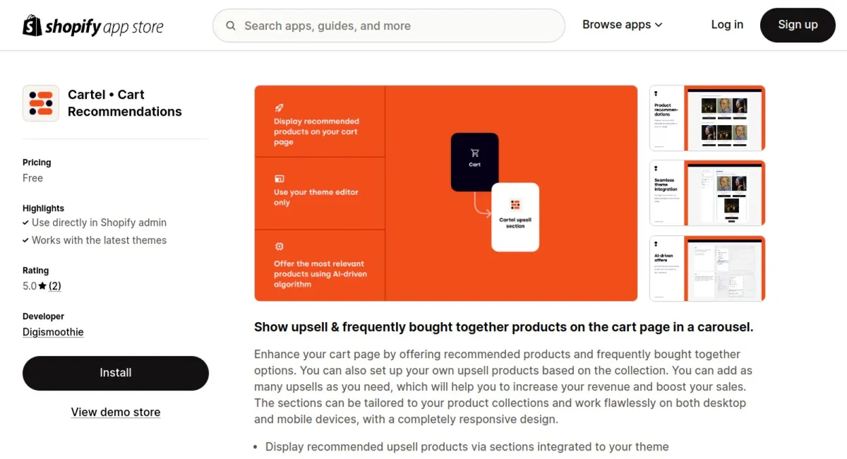 Cartel • Cart Recommendations cover