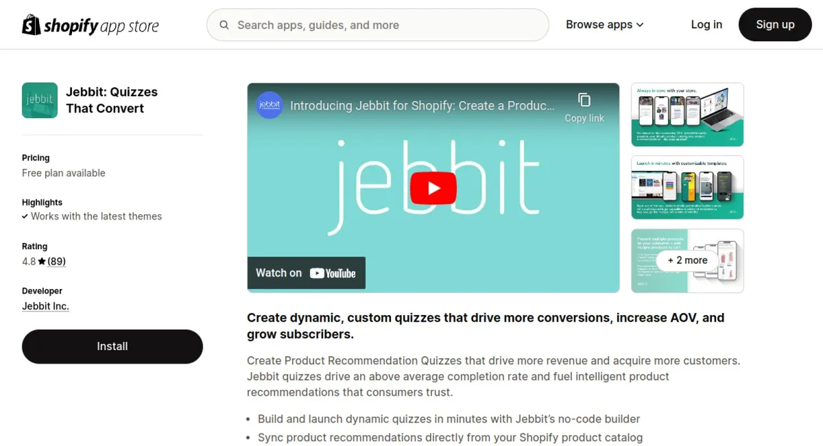 Jebbit: Quizzes That Convert cover