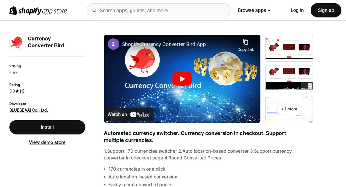 Currency Converter Bird cover