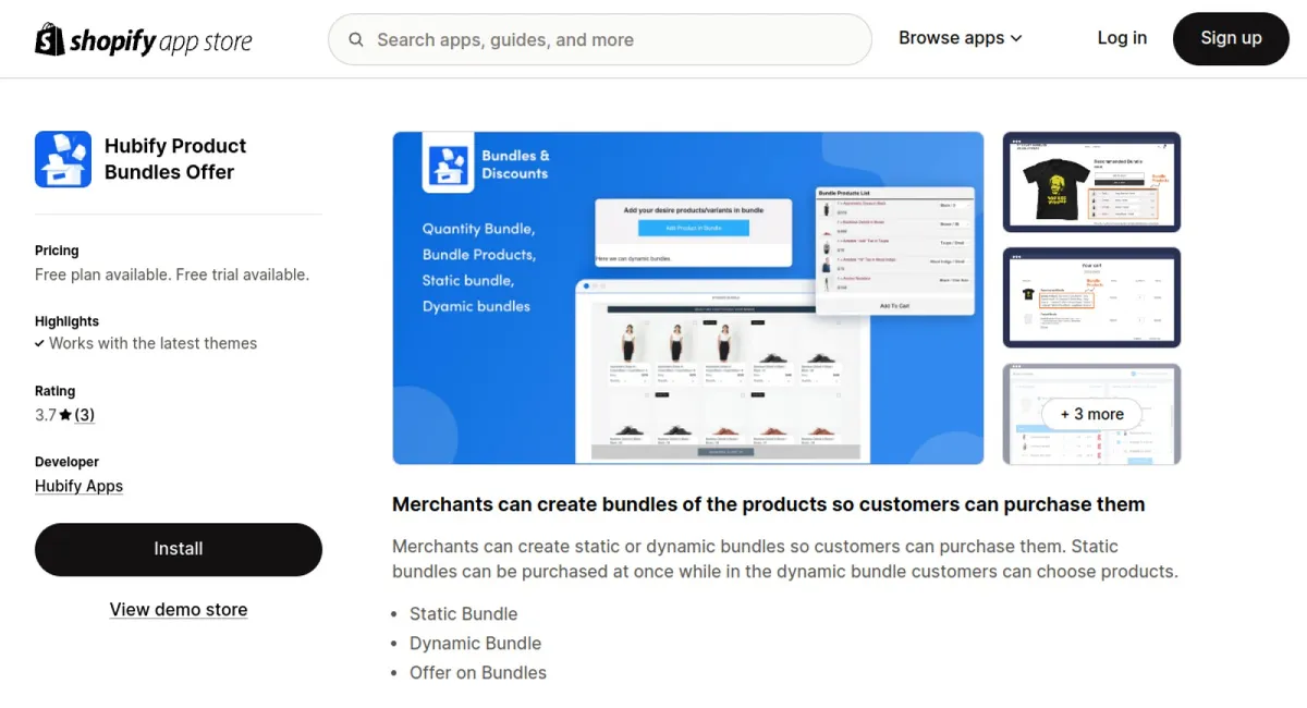 Hubify Product Bundles Offer cover