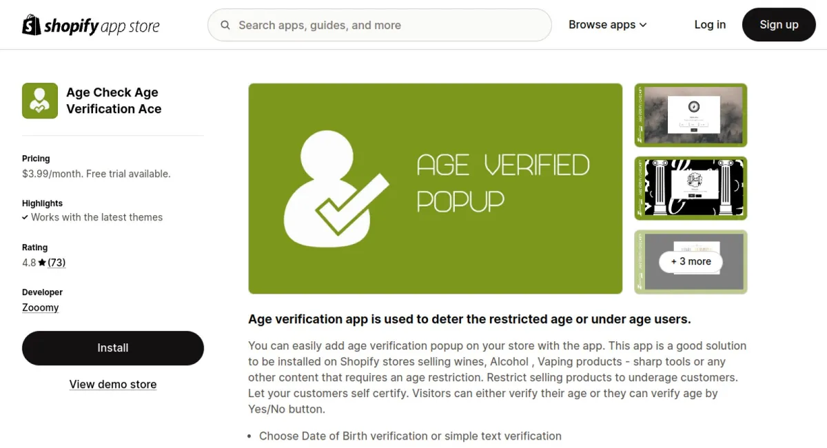 Age Check Age Verification Ace cover