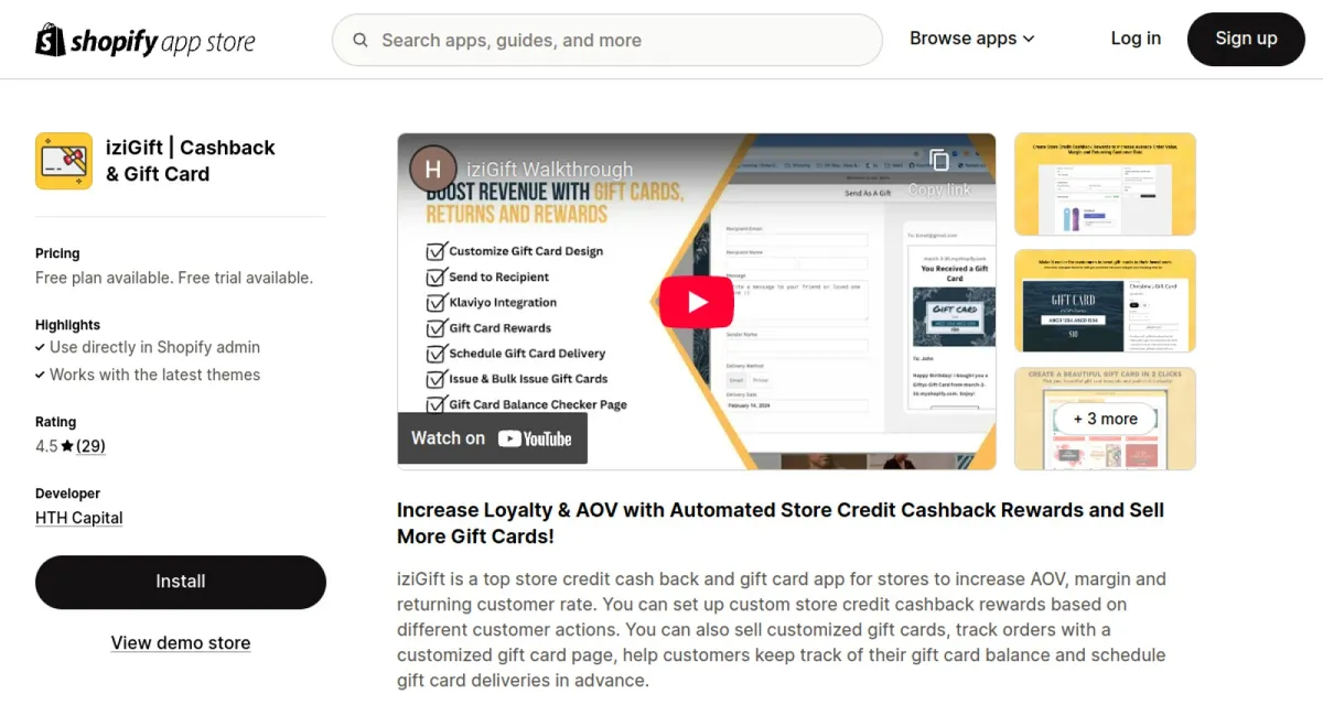 iziGift: Gift Cards &amp; Rewards cover