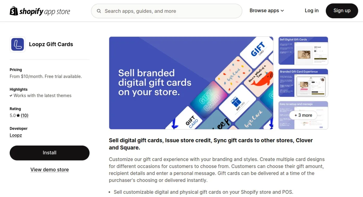 Loopz Gift Cards cover