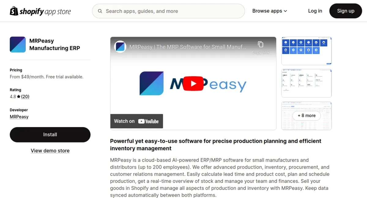 MRPeasy Manufacturing ERP cover