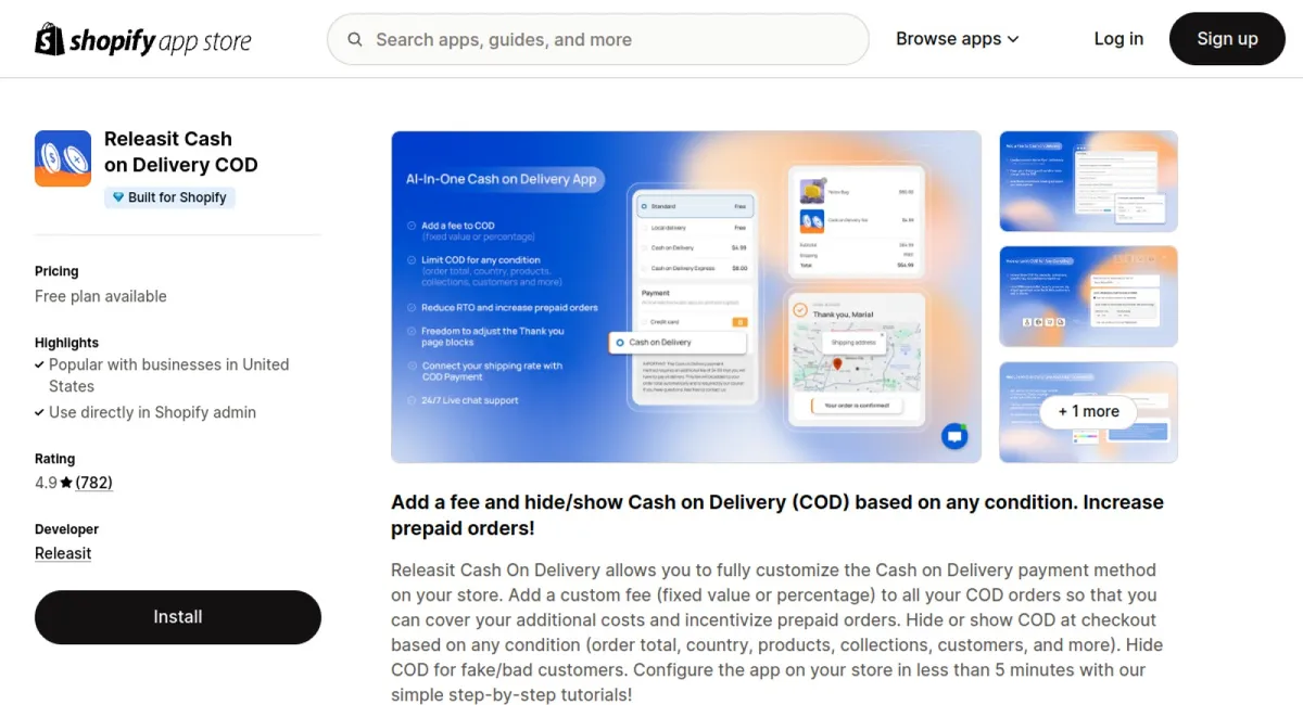 Releasit Cash On Delivery cover