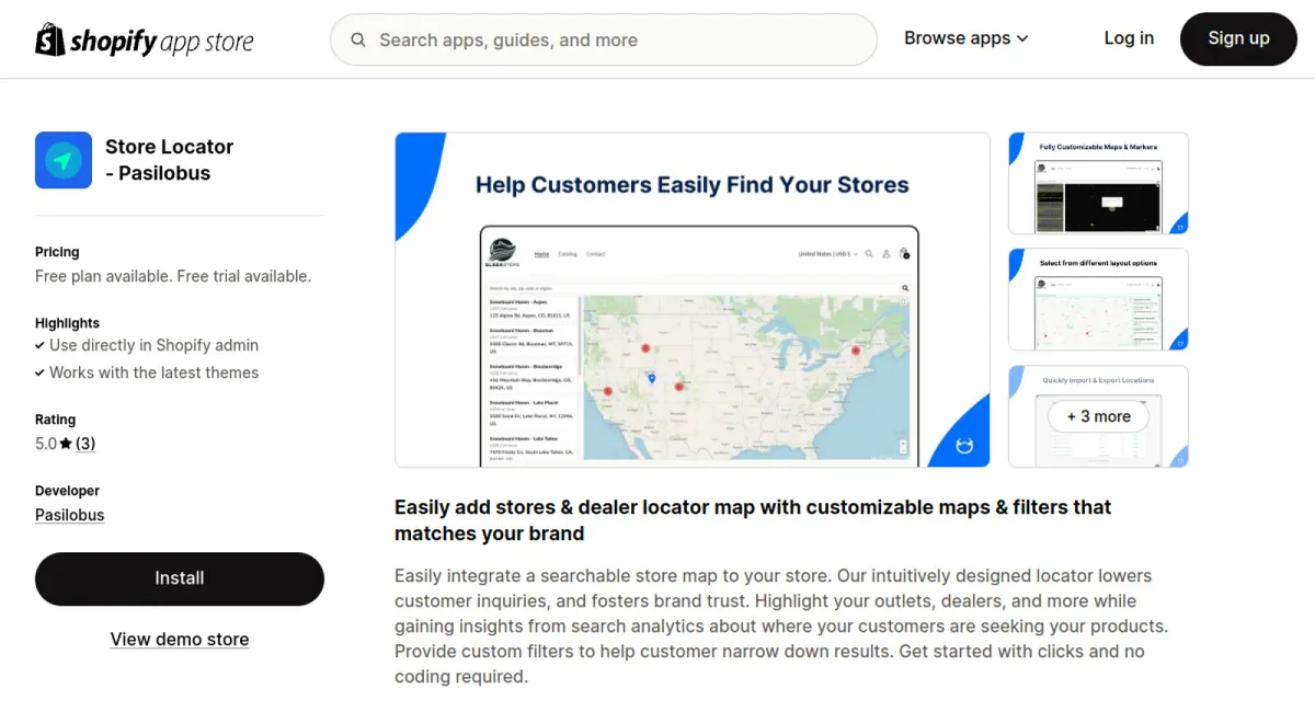 Store Locator ‑ Pasilobus cover