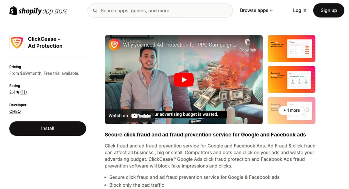ClickCease - Ad Protection cover