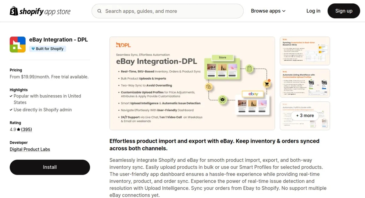 eBay Integration ‑ DPL cover