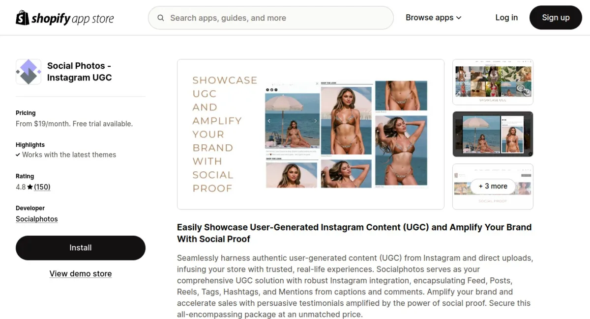 Social Photos ‑ Instagram UGC cover