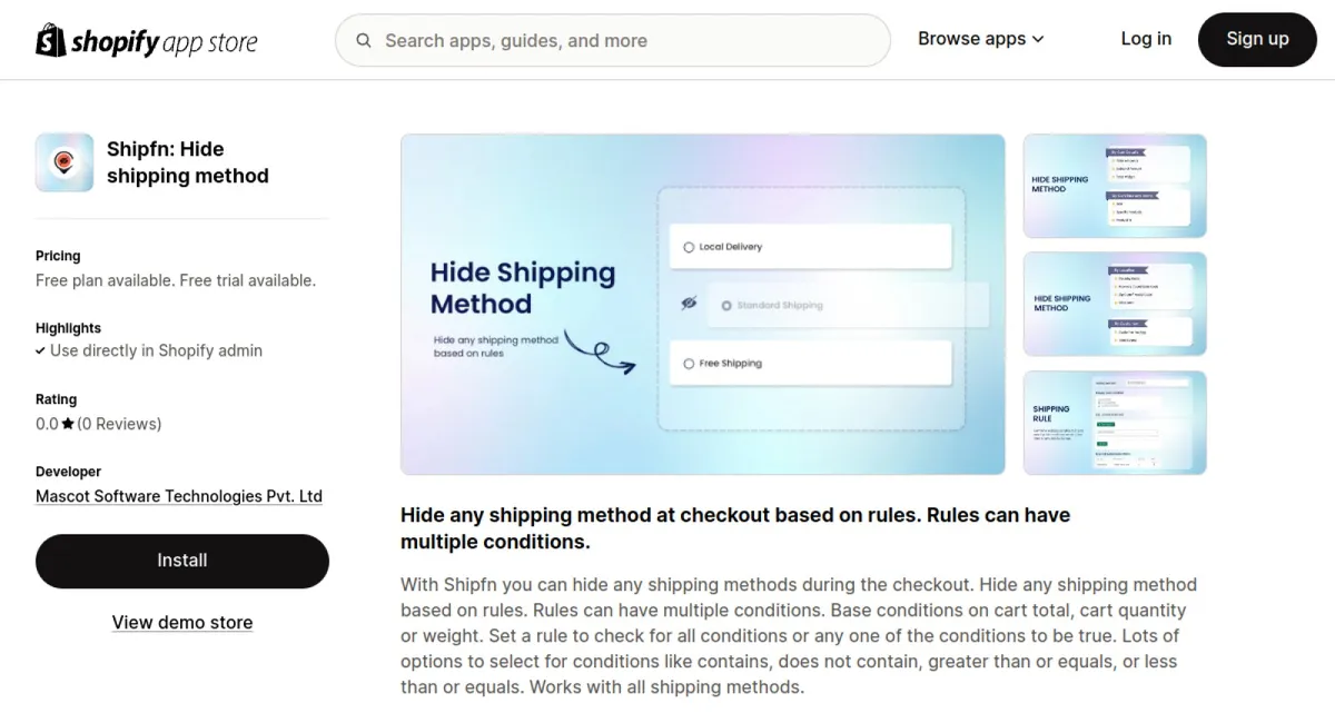 Shipfn: Hide shipping method cover