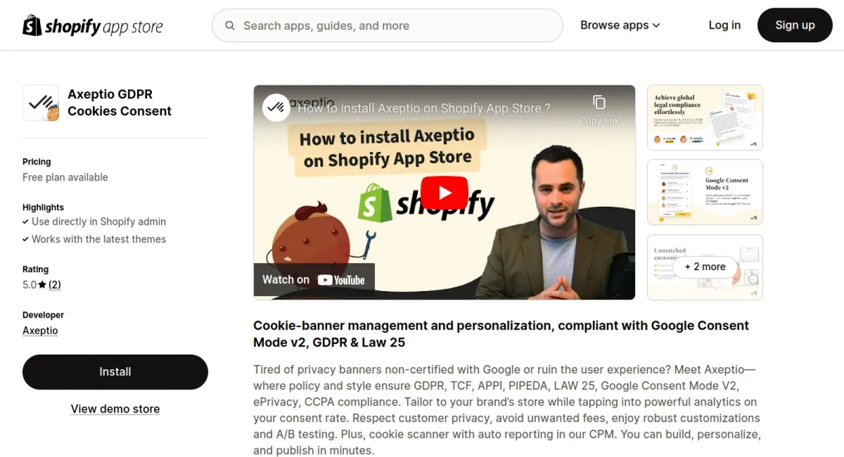 Axeptio | GDPR Cookie Banner cover