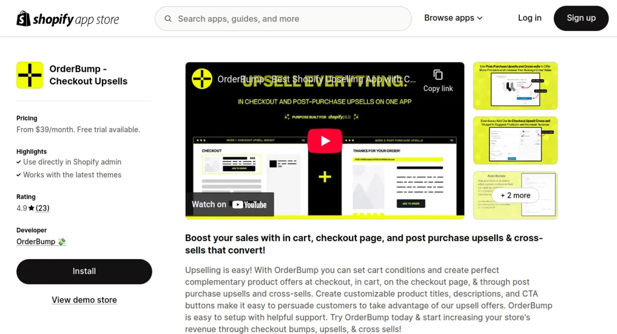 OrderBump ‑ Checkout Upsells cover