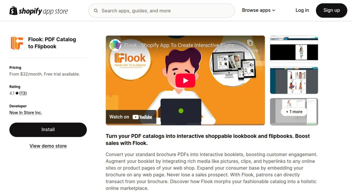 Flook: PDF Catalog to Flipbook cover