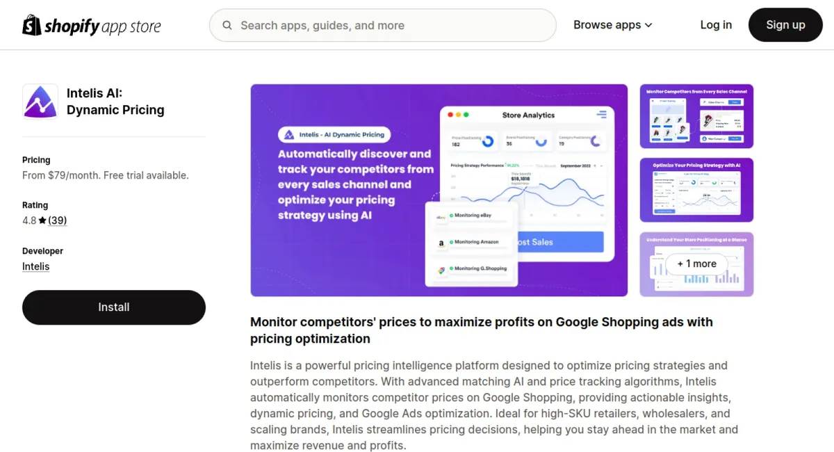 Intelis AI: Dynamic Pricing cover