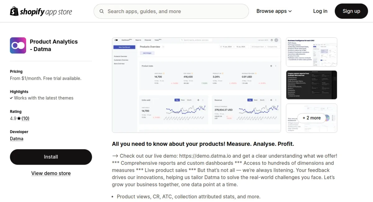 Datma Product Analytics cover