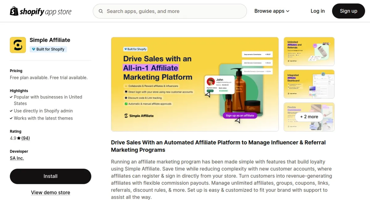 Simple Affiliate cover