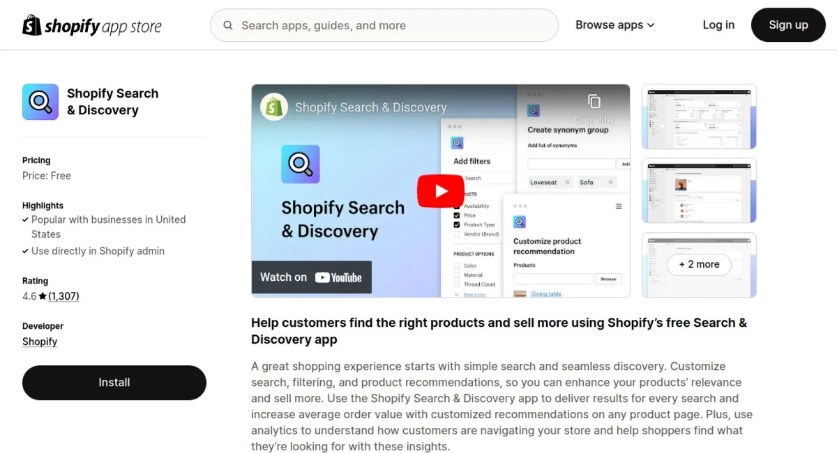 Shopify Search &amp; Discovery cover