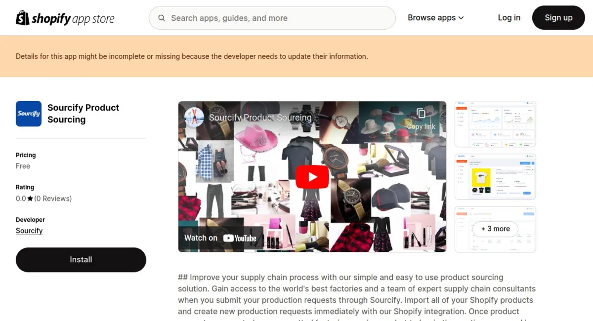 Sourcify Product Sourcing cover