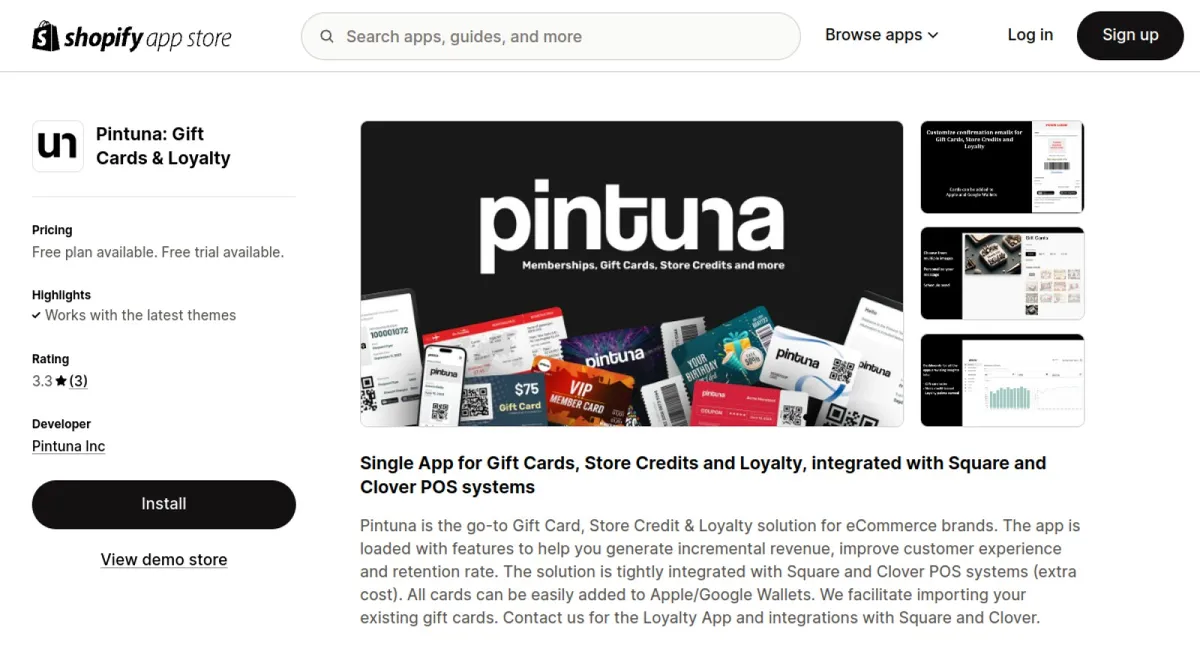 Pintuna: Gift Cards &amp; Loyalty cover