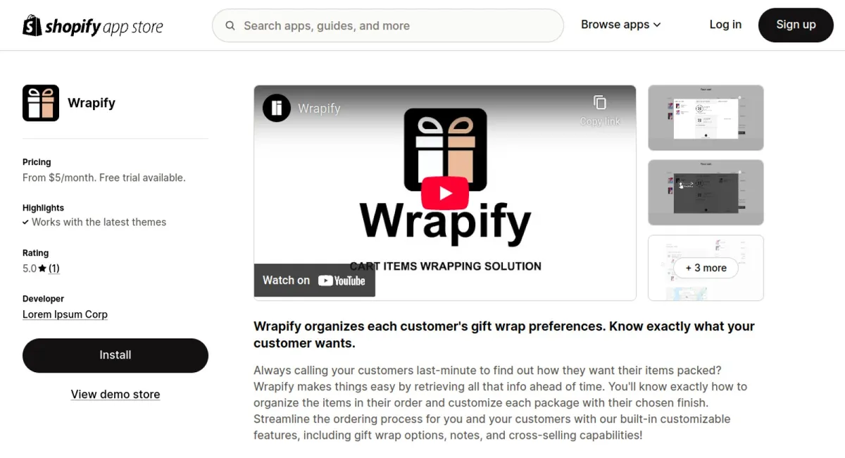 Wrapify cover