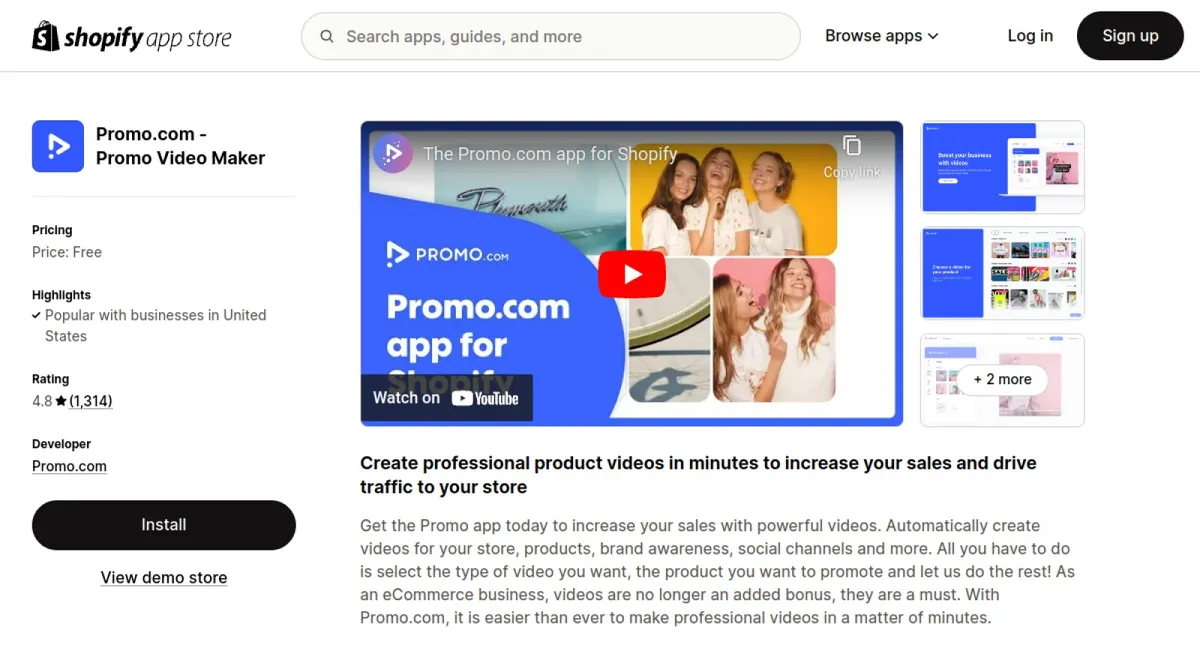 Promo.com ‑ Promo Video Maker cover