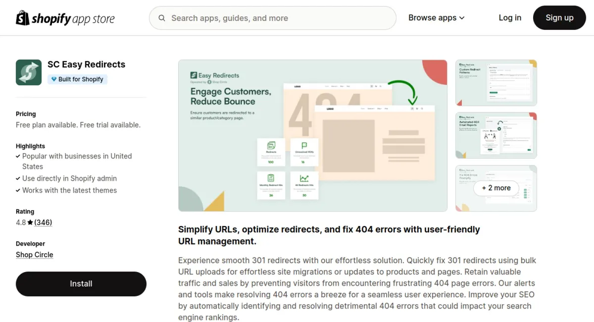 SC Easy Redirects cover
