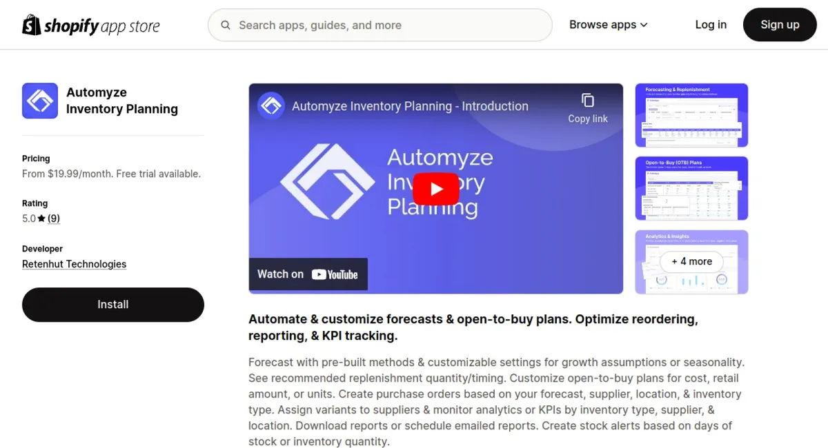 Automyze Inventory Planning cover