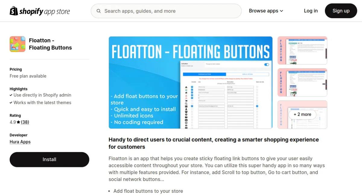 Floatton ‑ Floating Buttons cover