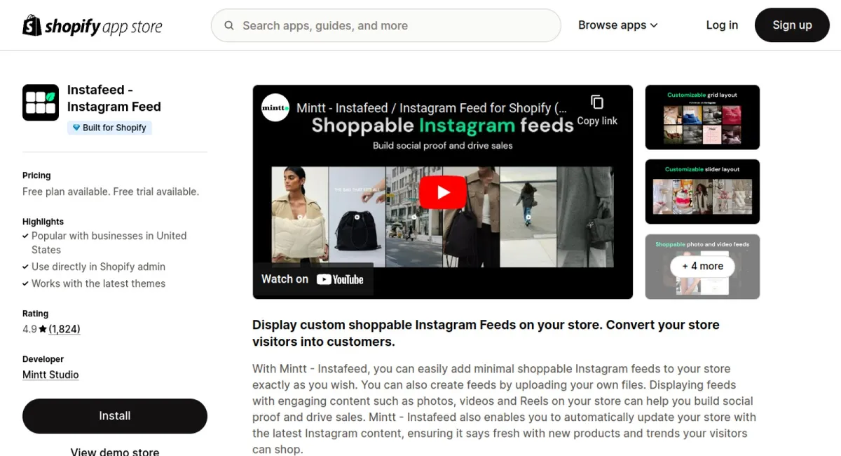 Instafeed ‑ Instagram Feed cover