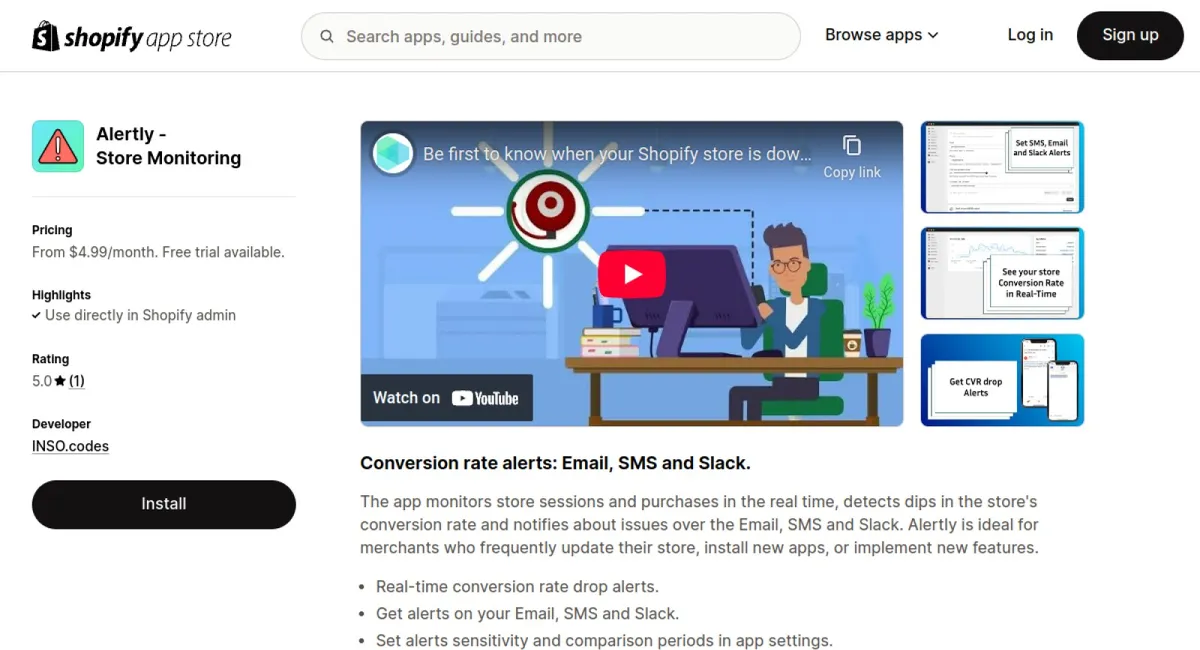 Alertly ‑ Store Monitoring cover