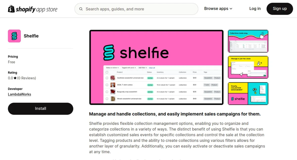 Shelfie cover